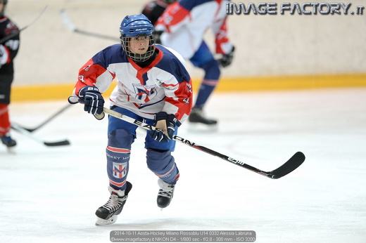 2014-10-11 Aosta-Hockey Milano Rossoblu U14 0332 Alessia Labruna
